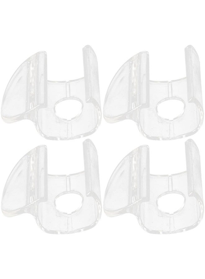RORPOIR 4pcs Venetian Blind Clip Draw Rod for Cordless Blinds Lifting Clamp Blind Grip Blind Cord Winders Cordless Window Shades Blind Clips for Valance Sheer Curtain Plastic Mini Fixture, 5.7X3.8CM - Image 1